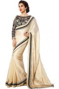 Glory Sarees Self Design Bollywood Satin Sari